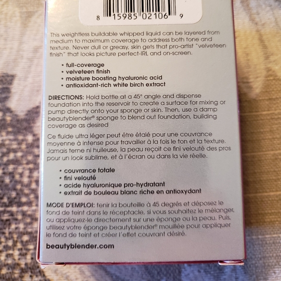 Beauty Blender Bounce Foundation in Blend 1.20 C - Picture 3 of 4